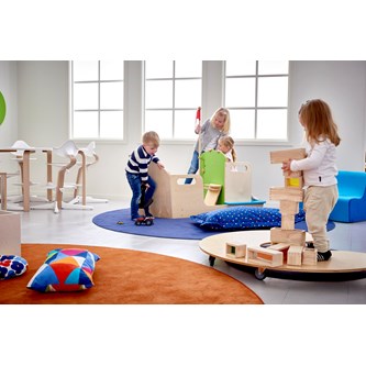 You hevosenkenkä leikkipöytä, linoleum