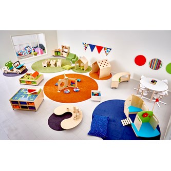 You hevosenkenkä leikkipöytä, linoleum