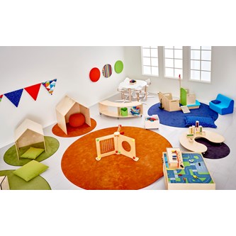 You hevosenkenkä leikkipöytä, linoleum