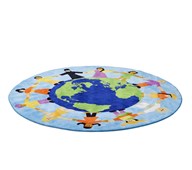 Maailman lapset matto Ø 200 cm