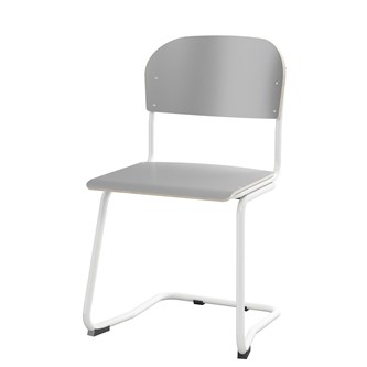 Matte 45 tuoli, iso istuin, valkoinen runko