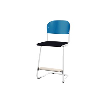 Matte FSC BX -tuoli IK 45/63 cm, iso istuin, valkoinen jalusta