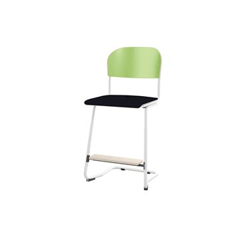 Matte FSC BX -tuoli IK 45/63 cm, iso istuin, valkoinen jalusta