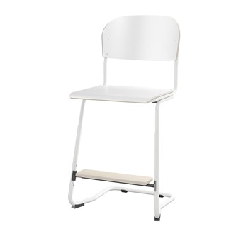 Matte BX 57/63 tuoli, iso istuin, valkoinen runko