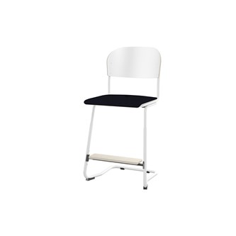 Matte FSC BX -tuoli IK 45/63 cm, iso istuin, valkoinen jalusta