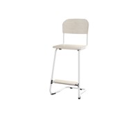 Matte FSC BX 63 tuoli, iso istuin, valkoinen runko