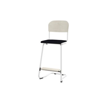 Matte FSC BX 63 tuoli, iso istuin, valkoinen runko