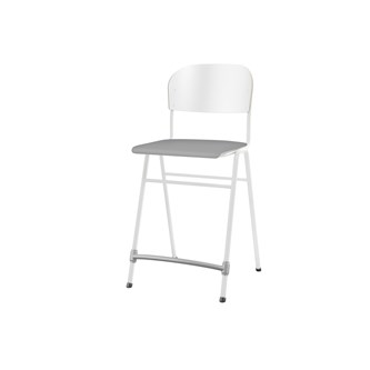 Matte FSC 65 tuoli, iso istuin, valkoinen runko