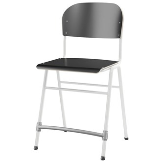 Matte FSC BX 54 tuoli, iso istuin, valkoinen runko