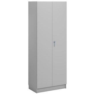 Norden FSC materiaalikaappi 2 umpiovea L80xS47xK210 cm, vaaleanharmaa