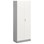 Norden FSC materiaalikaappi 2 umpiovea L80xS47xK210 cm, vaaleanharmaa