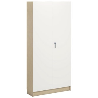 Norden FSC materiaalikaappi 2 ovea L100xS32xK210, koivu