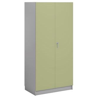 Norden FSC materiaalikaappi 2 ovea L100xS60xK210, vaaleanharmaa