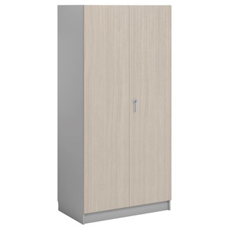 Norden FSC materiaalikaappi 2 ovea L100xS60xK210, vaaleanharmaa