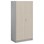 Norden FSC materiaalikaappi 2 ovea L100xS60xK210, vaaleanharmaa