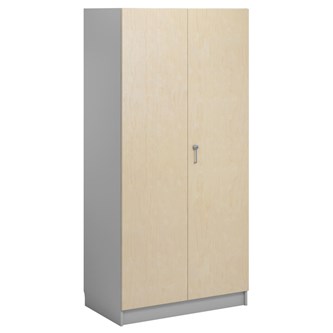 Norden FSC materiaalikaappi 2 ovea L100xS60xK210, vaaleanharmaa