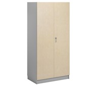 Norden FSC materiaalikaappi 2 ovea L100xS60xK210, vaaleanharmaa