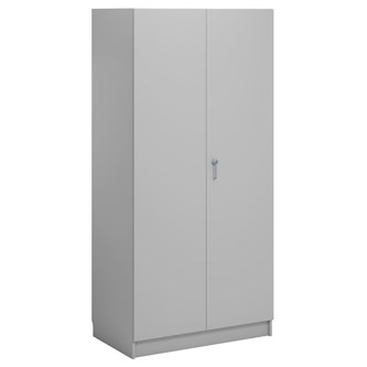 Norden FSC materiaalikaappi 2 ovea L100xS60xK210, vaaleanharmaa