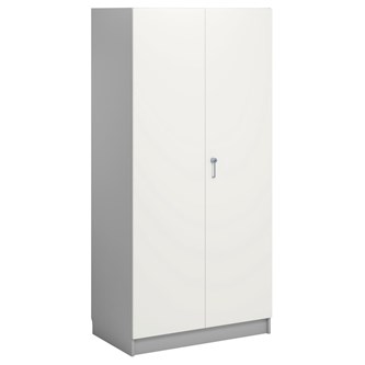 Norden FSC materiaalikaappi 2 ovea L100xS60xK210, vaaleanharmaa