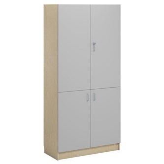 Norden FSC materiaalikaappi 4 ovea L100xS47xK210, koivu