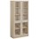 Norden FSC materiaalikaappi 4 lasiovea L100xS47xK210, koivu