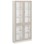 Norden FSC materiaalikaappi 4 lasiovea L100xS32xK210, valkoinen