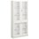 Norden FSC materiaalikaappi 4 lasiovea L100xS32xK210, valkoinen