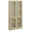 Norden FSC materiaalikaappi 2 lasiovea L100xS32xK210, koivu
