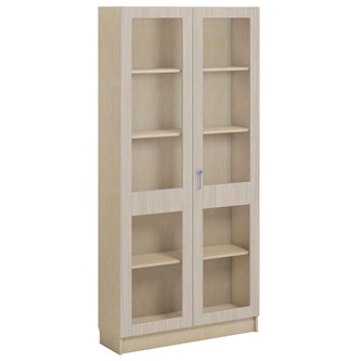 Norden FSC materiaalikaappi 2 lasiovea L100xS32xK210, koivu