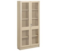 Norden FSC materiaalikaappi 2 lasiovea L100xS32xK210, koivu