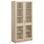 Norden FSC materiaalikaappi 2 lasiovea L100xS47xK210, koivu
