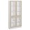 Norden FSC materiaalikaappi 2 lasiovea L100xS32xK210, valkoinen