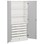 Norden materiaalikaappi 3 hyllytasoa ja 12 ltk L100xS47xK210, valkoinen