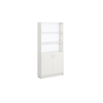 Norden FSC kirjahylly alakaapilla  L100xS32xK210, valkoinen