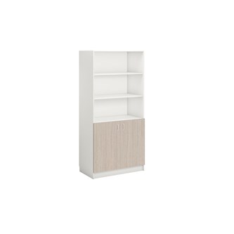 Norden FSC kirjahylly alakaapilla  L100xS60xK210, valkoinen