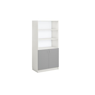 Norden FSC kirjahylly alakaapilla  L100xS60xK210, valkoinen