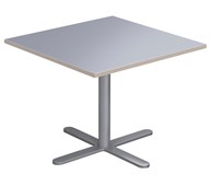 Cross X pilaripöytä 60 x 60 cm HT, hopea jalusta