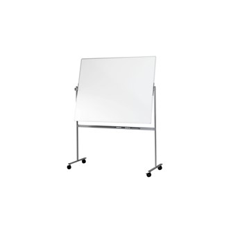 Valkotaulu jalustalla, käännettävä, 151,5 x 121,5 cm