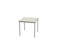 Multiflex BX C -pöytä, 80 x 80, K 90 cm, hopea jalusta