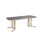 Linnea pöytä Akustik laminaatti, koivu, pyöristetyt kulmat, 180 x 80 cm, K 60 cm