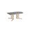 Linnea pöytä Akustik laminaatti, koivu, puoliovaali 140 x 80 cm, K 50 cm