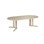 Linnea pöytä Akustik laminaatti, koivu, ovaali 200 x 100 cm, K 60 cm