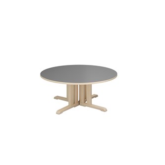 Linnea pöytä Akustik laminaatti, koivu, pyöreä Ø 120 cm, K 50 cm