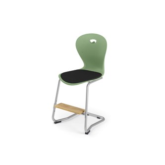 Karoline C -tuoli, large, ik 65 cm, hopea jalusta