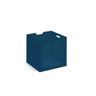 Kubus säilytyslaatikko, pleksi-ikkunalla