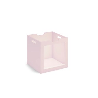 Kubus säilytyslaatikko, pleksi-ikkunalla