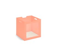 Kubus säilytyslaatikko, pleksi-ikkunalla