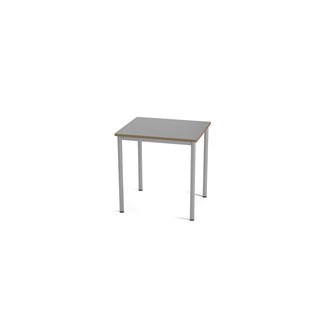 Multiflex X -pöytä 70 x 60, K 72 cm, hopea jalusta