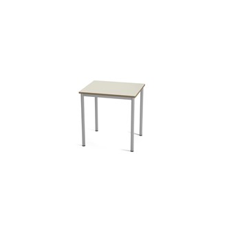 Multiflex BX X -pöytä, 70 x 60, K 90 cm, hopea jalusta