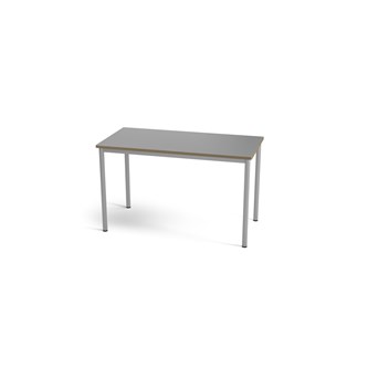 Multiflex X -pöytä, 120 x 60, K 72 cm, hopea jalusta